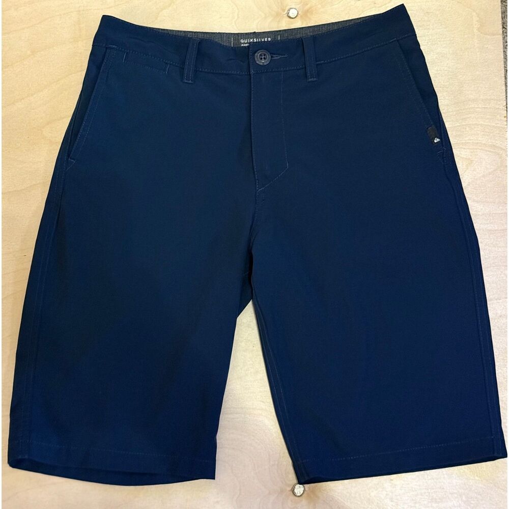 Quiksilver Amphibian Shorts Dark Navy Blue DryFlight 4 Way Stretch Boardshort 28